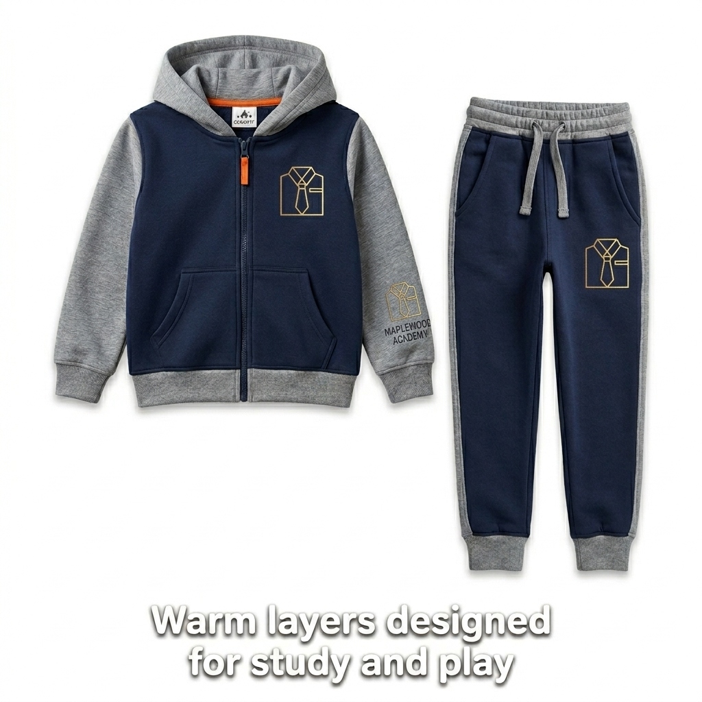 School Winter Jacket, Hoodies and Joggers